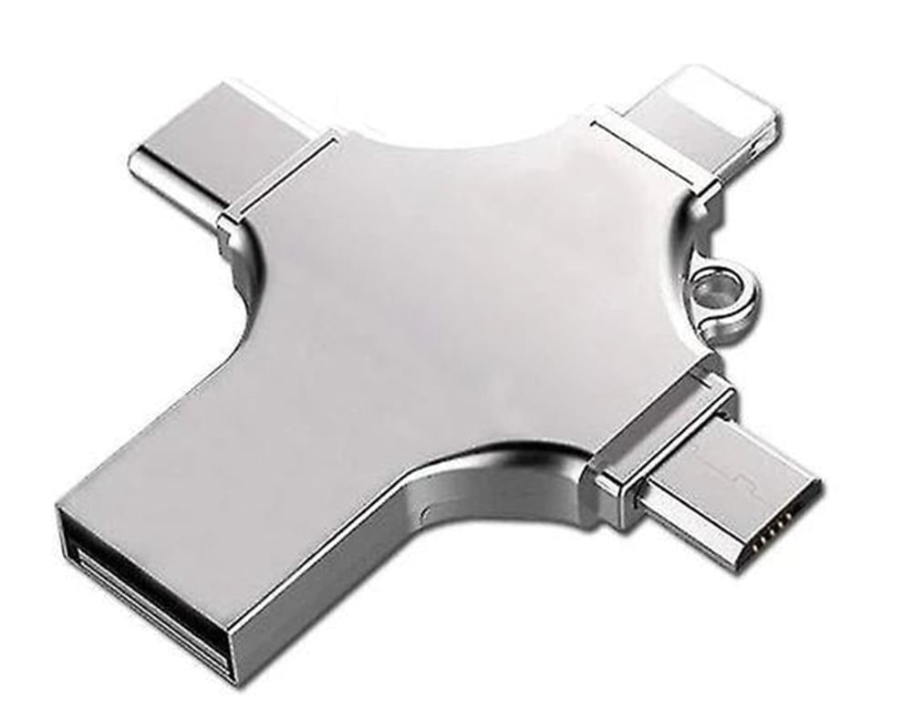 Faster Faster FS-26601 4 IN 1 128Gb Flash Bellek (USB - TYPE-C - Micro USB - Lightning) - Flash Bellek