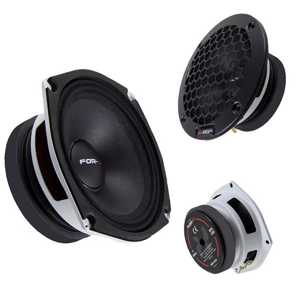 For-X For-X XMD-3052 13 Cm 180w 80w Rms Beyaz Midrange Oto Hoparlör - Oto Hoparlör