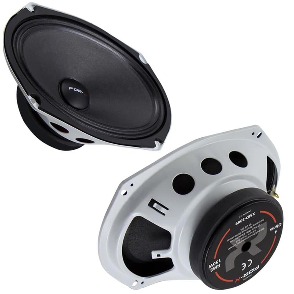 For-X For-X Xmd-3096 200 Watt 6x9 Oval Midrange Oto Hoparlör - Oto Hoparlör