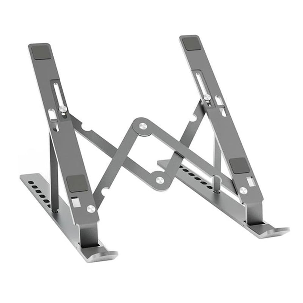 Powermaster Frisby FNC-5115ST Gri 10''- 15.6'' Katlanabilir Tablet + Laptop Standı (Alüminyum + Ayarlanabilir) - Tablet Malzemeleri