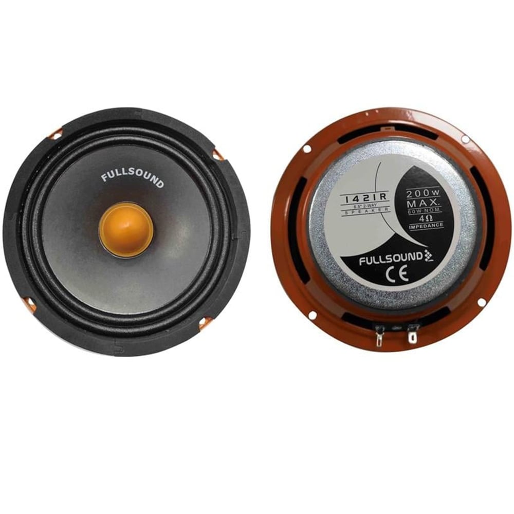 Fullsound Fullsound 1421R 6.5 16 Cm 4 Ohm 200 Watt Midrange Hoparlör 2’li Takım - Oto Hoparlör