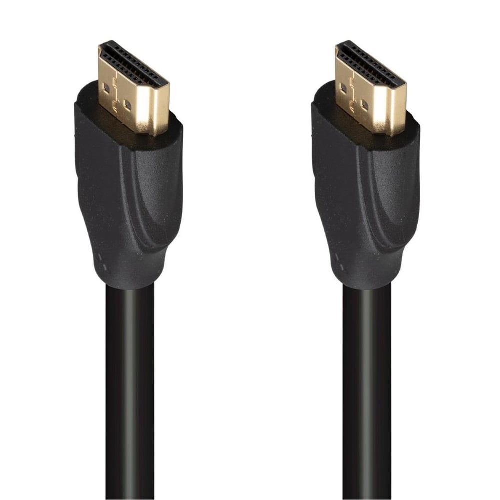 Fully Fully G-507AS 1.5 Metre Düz Siyah Gold Uçlu HDMI Kablo - HDMI Kablo