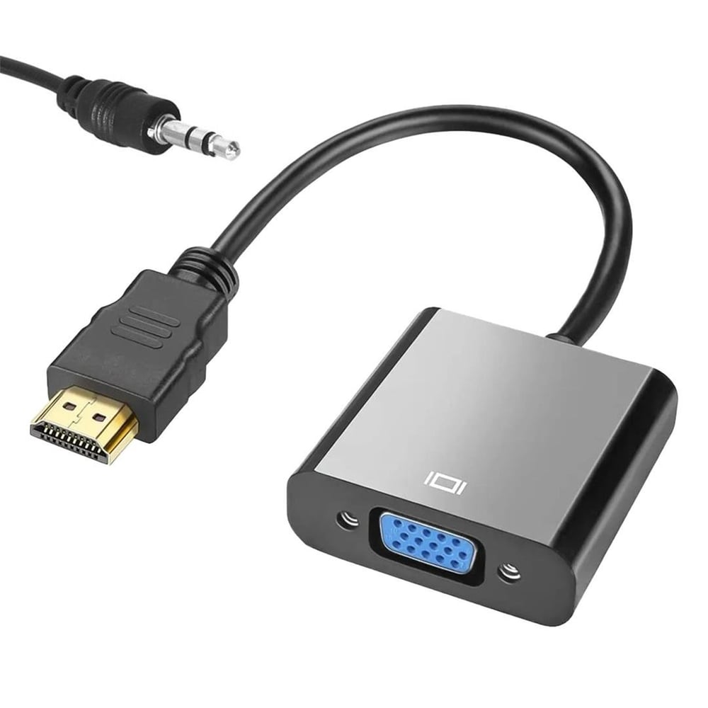 Fully Fully G-537L HDMI to VGA Çevirici Adaptör Ses Çıkışlı - Çevirici Dağıtıcı