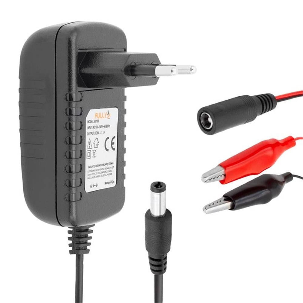 Fully Fully O-60100-1 6 Volt - 1 Amper Akü Şarj Cihazı - Adaptörler