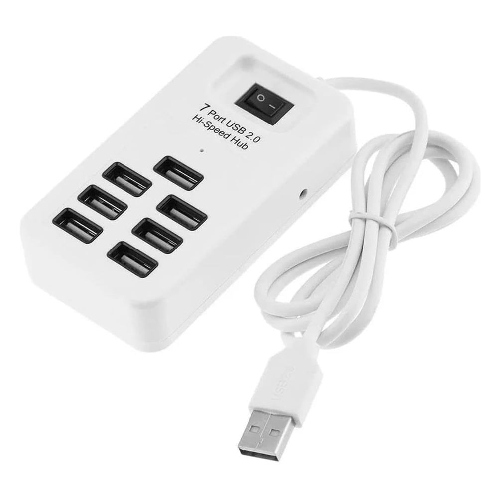 Fully Fully S-802J 7 Port USB 2.0 Anahtarlı ve 1 Metre Kablolu Hub Çoklayıcı - USB Çoklayıcı