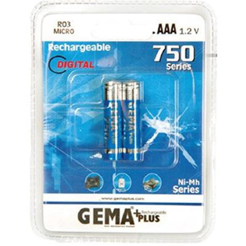 Gema Gema 750 Mah İnce Şarjlı Pil (İkili Fiyat) - Şarjlı Piller