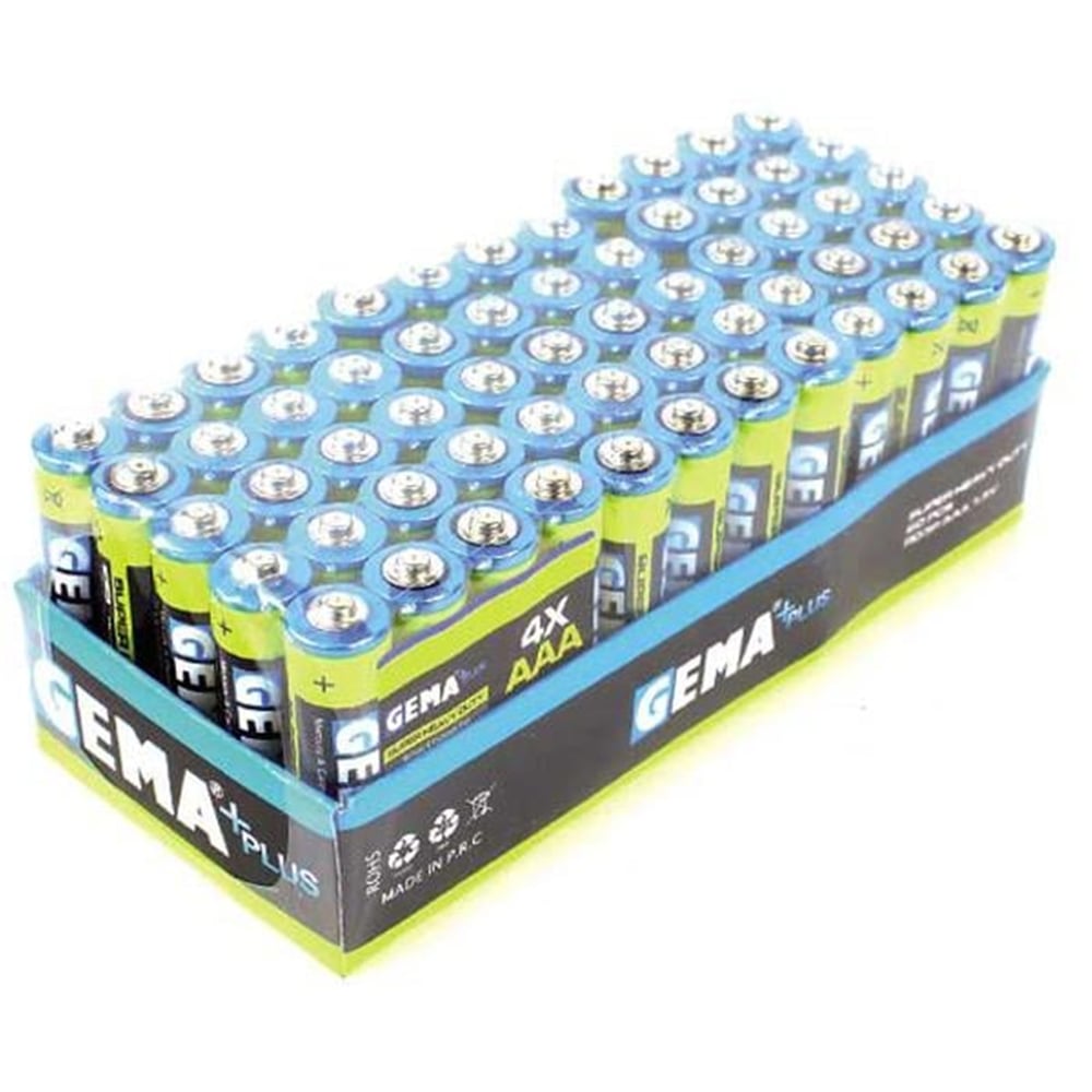 Gema Gema Plus Aaa İnce Kalem Pil (60 Adet) - Piller