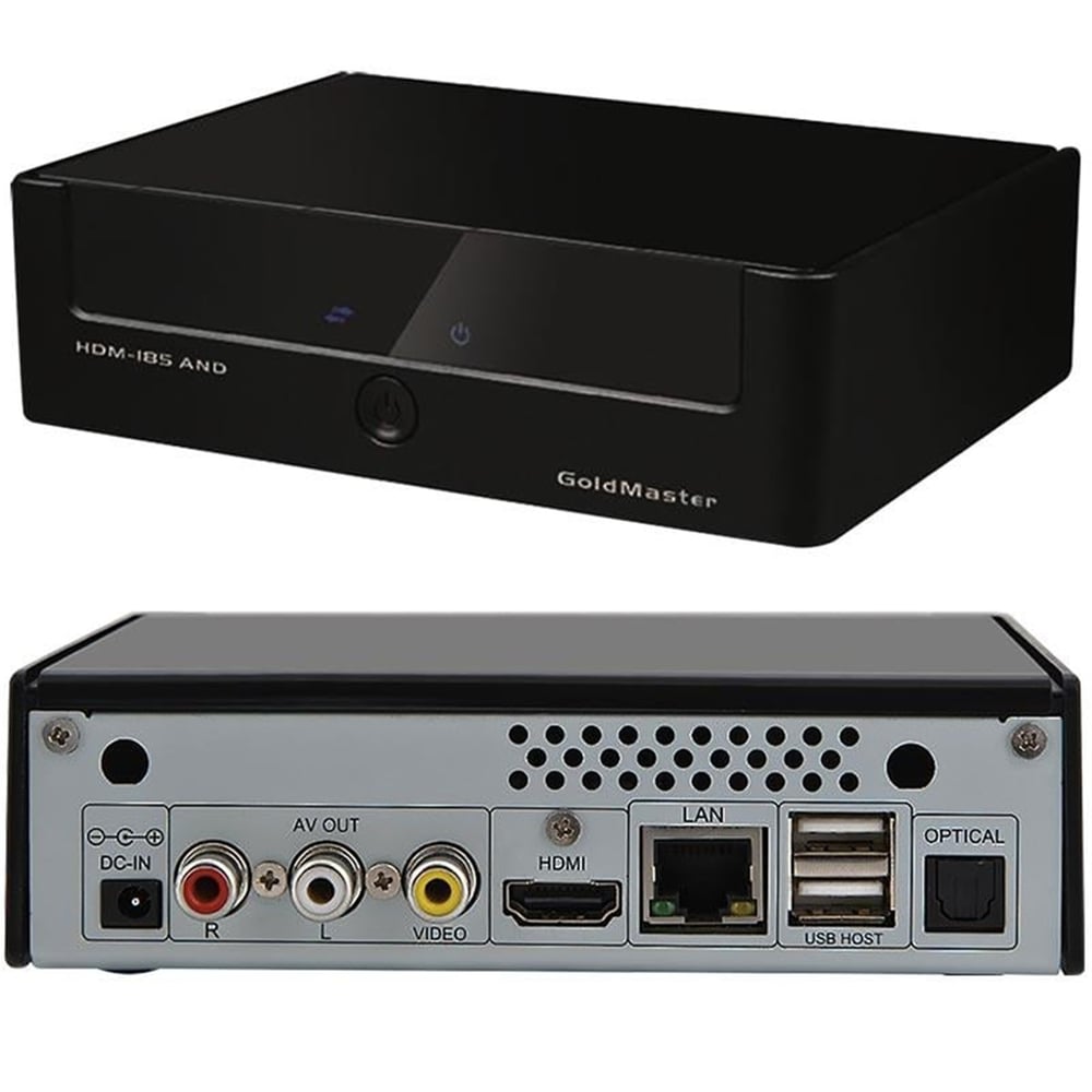 Goldmaster Goldmaster Hdm-185 Androıd 2.2 Full Hd Medıa Player (512Mb Ddr3 Ram-Cortex A9 1Ghz İşlemci) - Dvd-Divx-Bluray Player