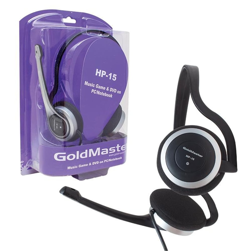 Goldmaster Goldmaster HP-15 Mikrofonlu Kulaküstü Kulaklık - Kulaklık