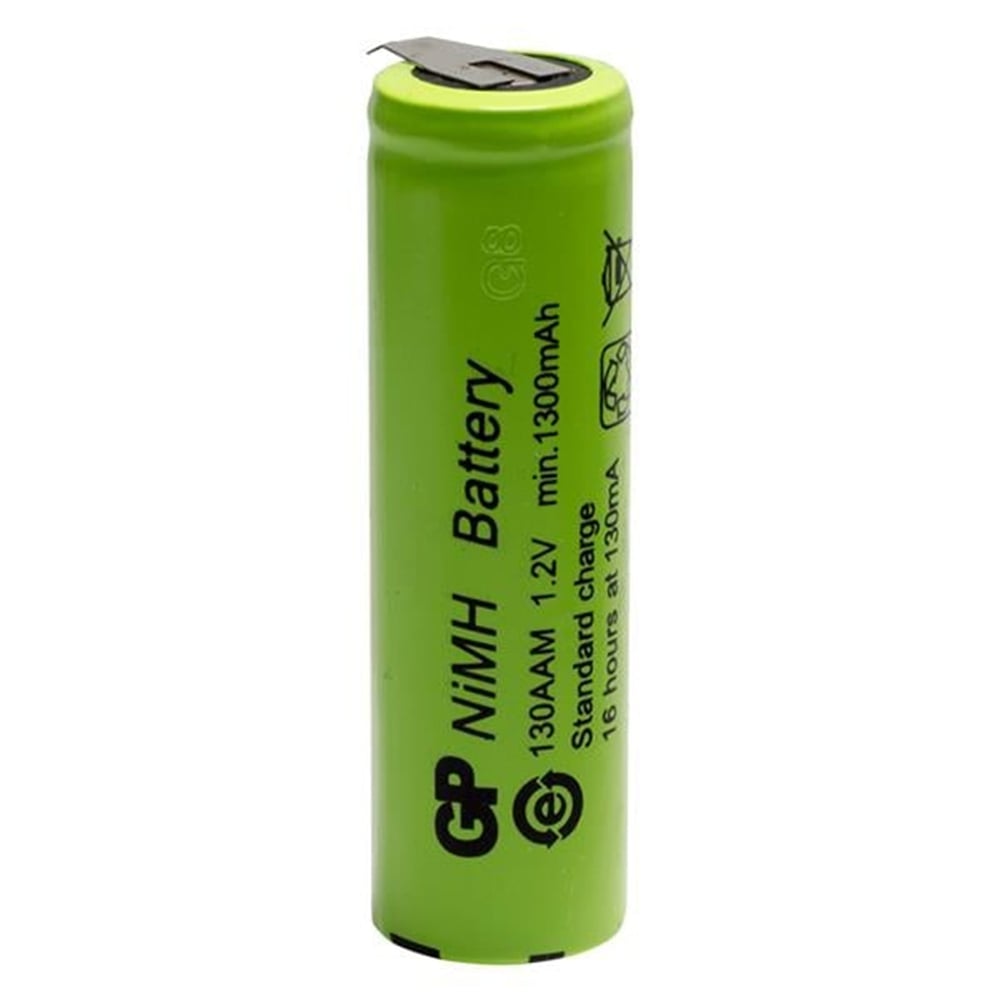 GP GP 1300mA 1.2V Düz Kafa Puntalı Aa Kalem Pil 130AAM - Piller