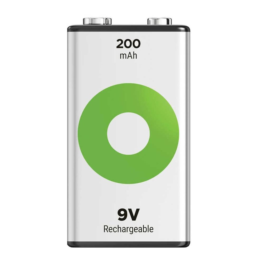 GP GP Batteries ReCyko 200 mAh 9V Boy Ni-Mh Şarjlı Pil Tekli Paket - Şarjlı Piller