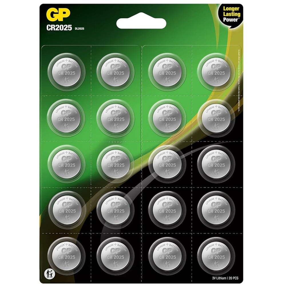 GP GP CR2025 DL2025 Lityum 20'li Para Pil (GPCR2025-2CAI20) - Piller