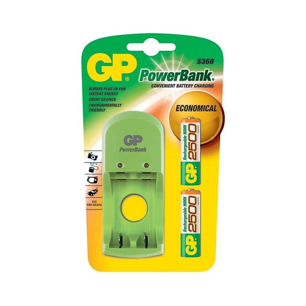 GP GP S360 2X2100 Pil ve Şarj Cihazı - Pil Şarj Cihazları