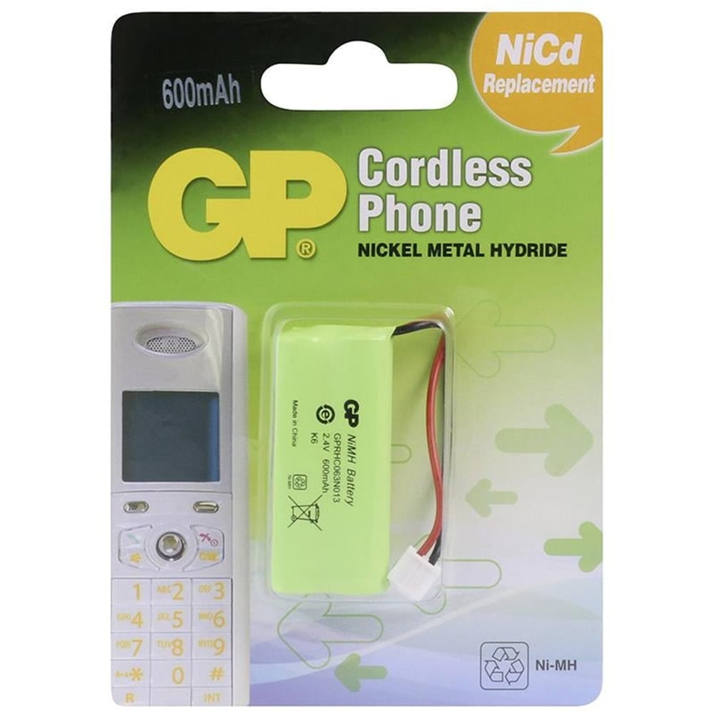 GP GP T382 2.4V-550 mA Telsiz Telefon Pili - Telsiz Telefon Pilleri