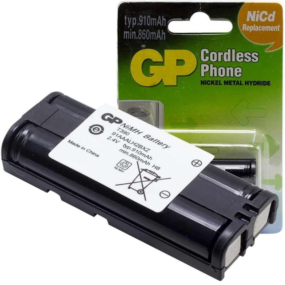 GP GP T390 2.4V 910 mA Panasonic Telsiz Pili - Piller
