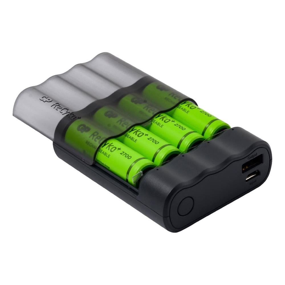 Powermaster GP X411 AA - AAA NI-MH Pil Şarj Cihazı 4 x 2700 AA Pil Hediyeli Pil Şarj Cihazı - Pil Şarj Cihazları