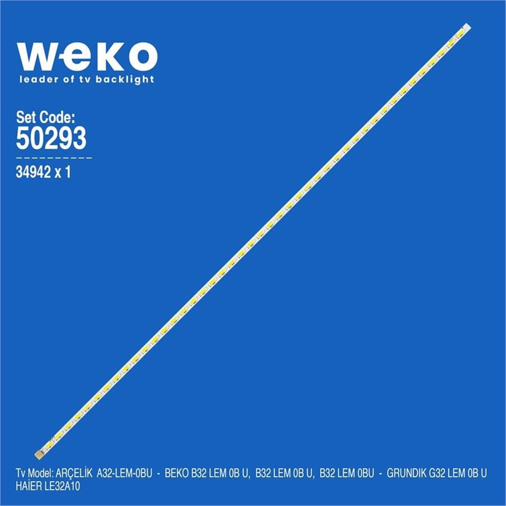 Weko Grundig G32 LEM 0B U 32'' İnç 1 Adet Tv Led Bar - Grundig Led Bar