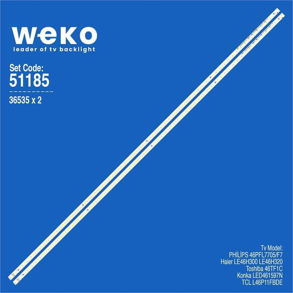 Weko Haier LE46H300 46'' 2 Adet Tv Led Bar - Haier Led Bar
