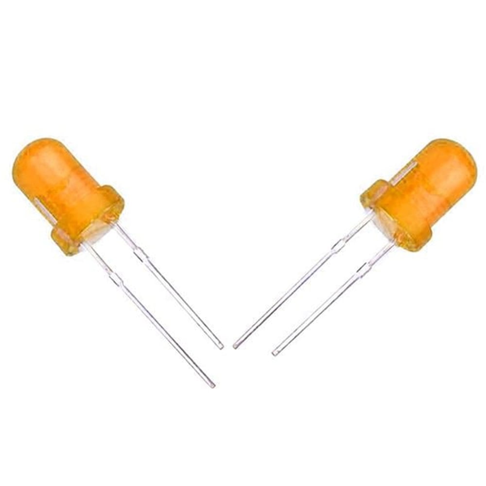 Oem Halmet Mantar Led 4.8mm Turuncu - Mantar Ledler