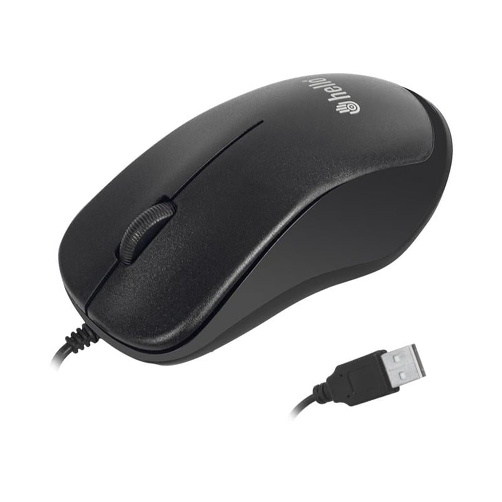 Hello Hello HL-38 Siyah 1000 DPI Kablolu Optik Mouse - Mouse