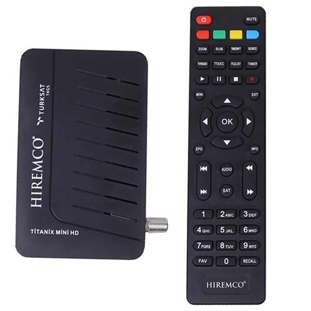 Hiremco Hiremco Titanix Full HD TKGS'li Mini Uydu Alıcısı (Youtube-4K-Wifi) - Hiremco Uydu Alıcısı