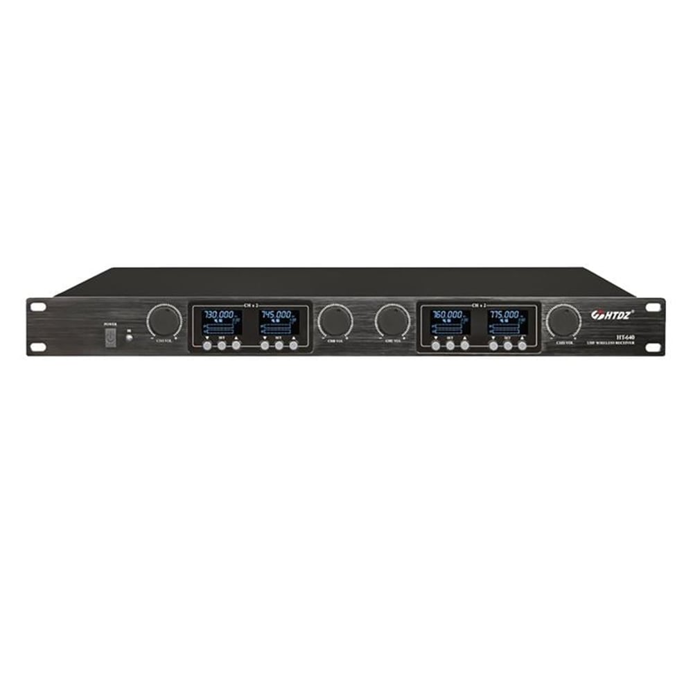 Oem Htdz Ht-640 4 Kanal Kablosuz Mikrofon Receıver - Kablosuz Mikrofonlar