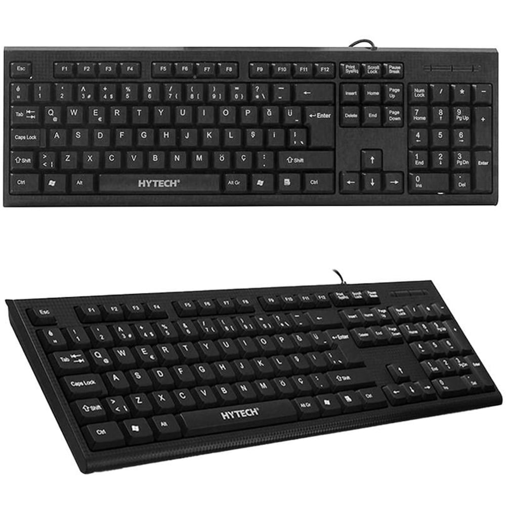 Hytech Hytech HYK-44 Siyah USB Q Standart Klavye - Klavye