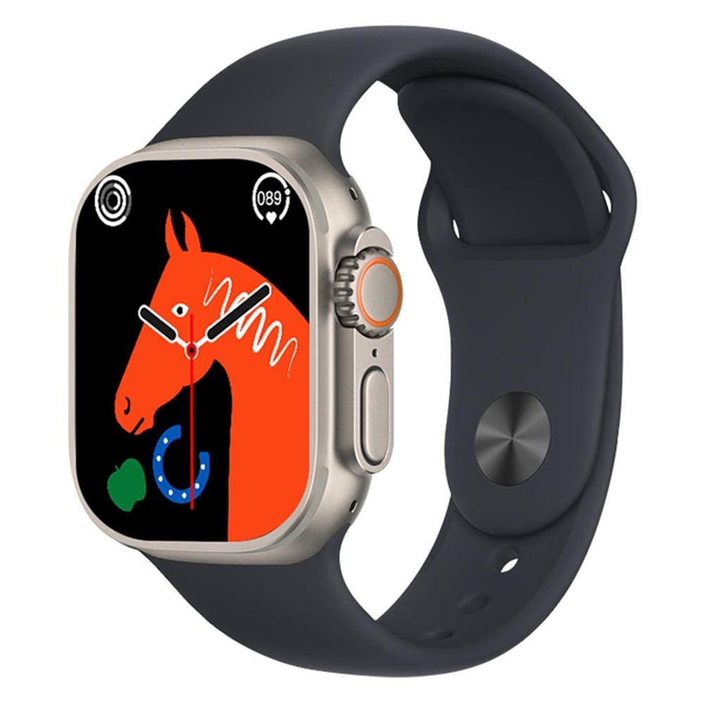 Hytech Hytech SS1 Watch IOS ve Android Uyumlu MActive 2.05 inç Geniş Ekranlı Siyah Akıllı Saat - Akıllı Saat