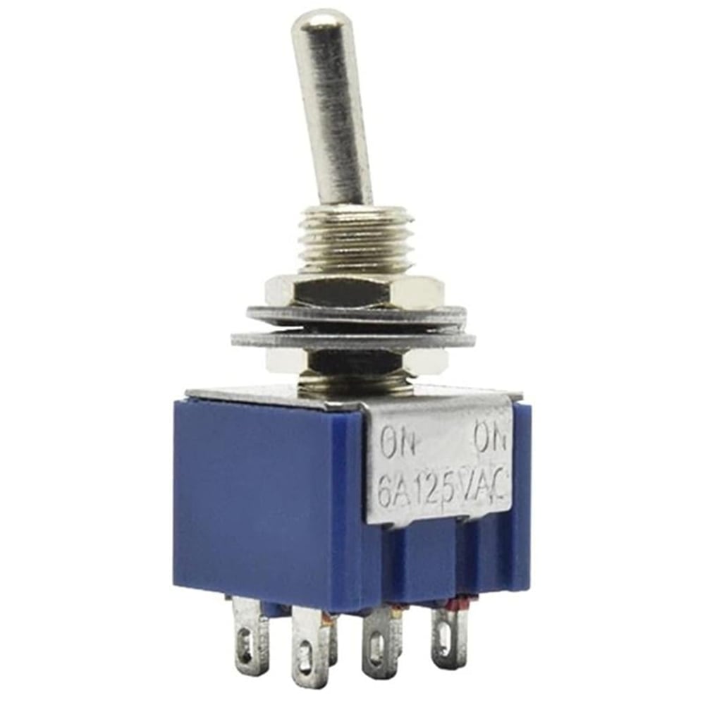 Powermaster IC-144 On-On Ø6Mm Toggle Switch MTS-202 - Fiş - Jack - Şase - Buton - Konnektör