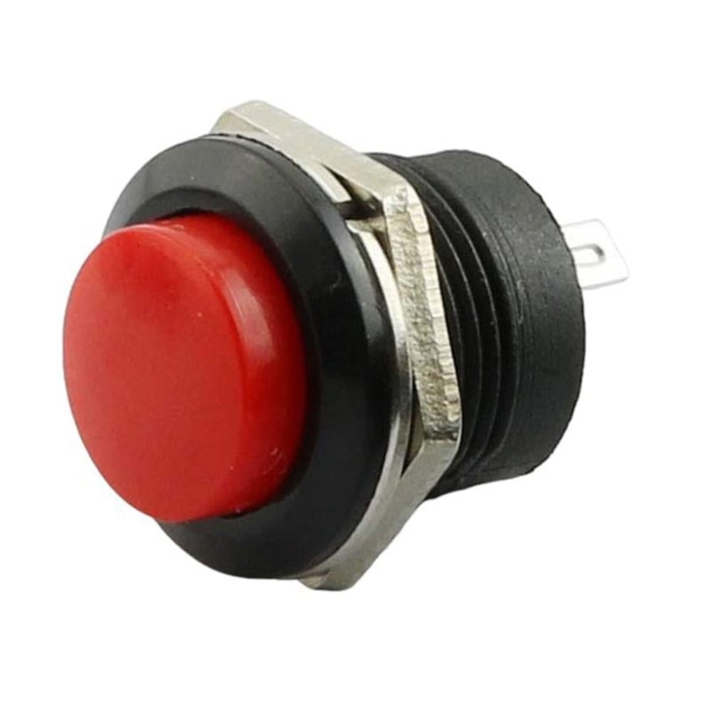 Powermaster IC-180A Yuvarlak Ø16Mm Push Buton R13-507 - Fiş - Jack - Şase - Buton - Konnektör