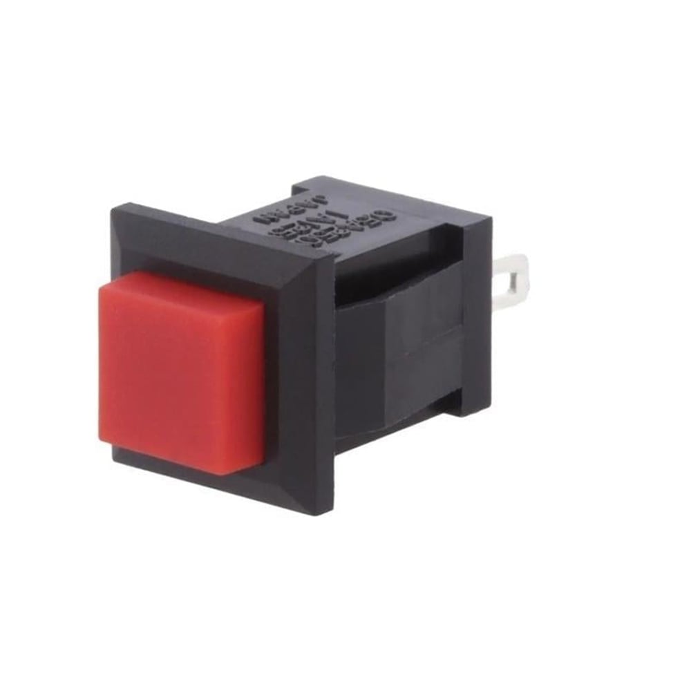 Powermaster IC-180K 2 Pinli Plastik Yaylı Kırmızı Buton PBS15B - Fiş - Jack - Şase - Buton - Konnektör