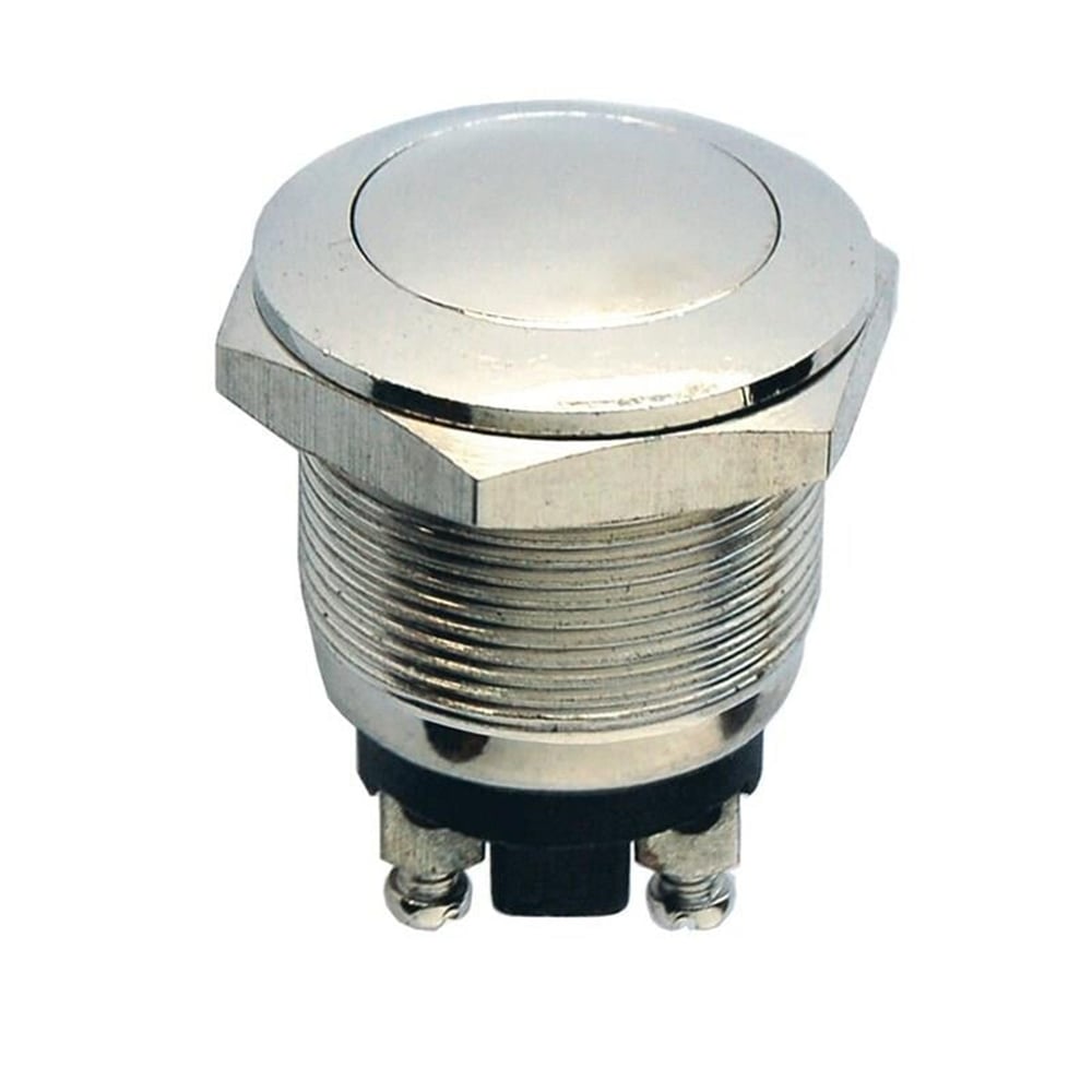 Powermaster IC-181 D61 Metal Bombe Buton 19 Mm PBS28B - Fiş - Jack - Şase - Buton - Konnektör