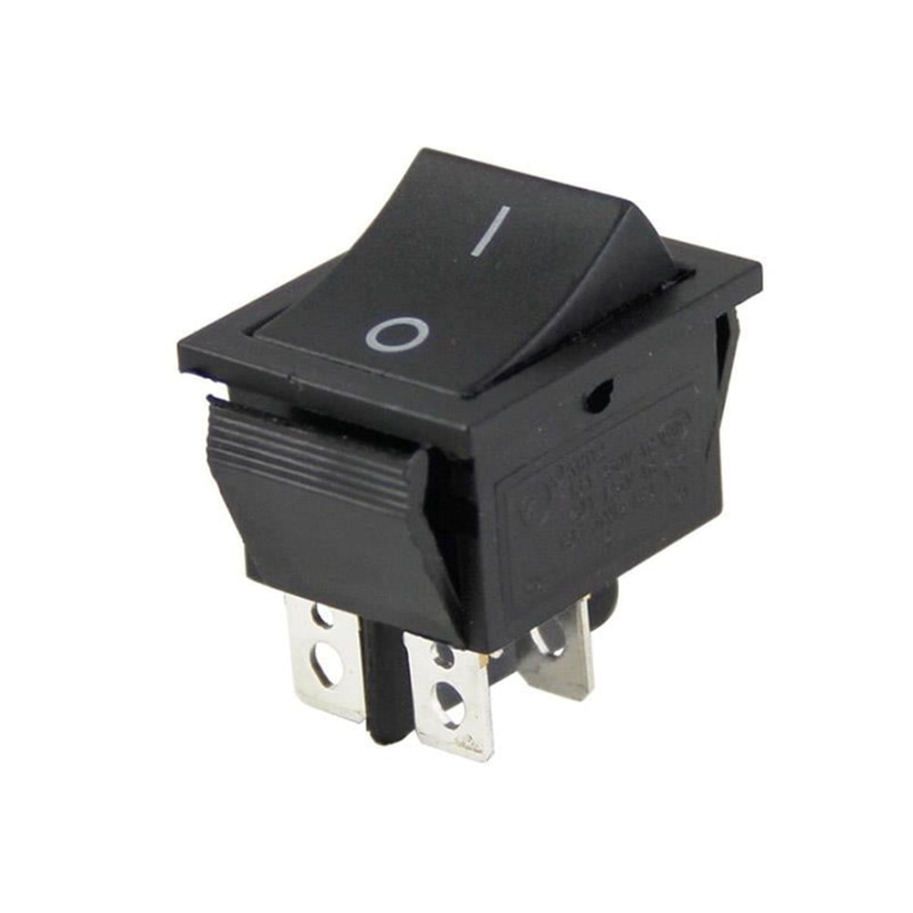 Powermaster Işıksız Geniş Anahtar On-Off 4p Yaylı 4 Bacak Açma Kapama Anahtarı - Fiş - Jack - Şase - Buton - Konnektör