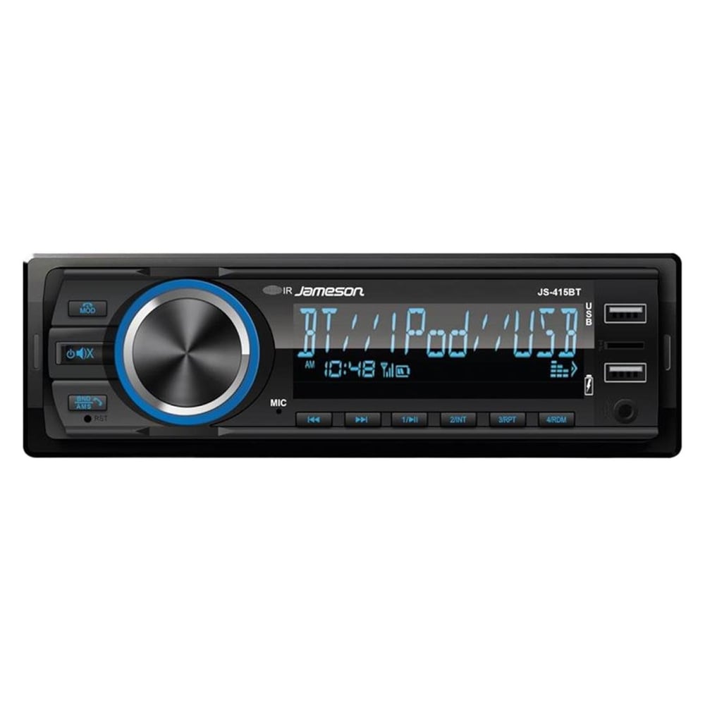 Jameson Jameson JS-415BT Kumandalı Bluetooth AUX Çift USB Radyo Oto Teyp - Oto Teyp