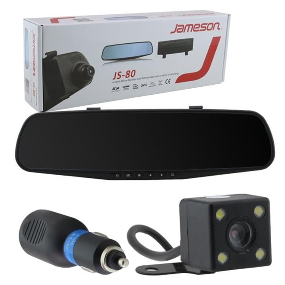 Jameson Jameson JS-80 4.3 İnç TF Kart Girişli Aynalı Monitör - Araç Tv Monitör