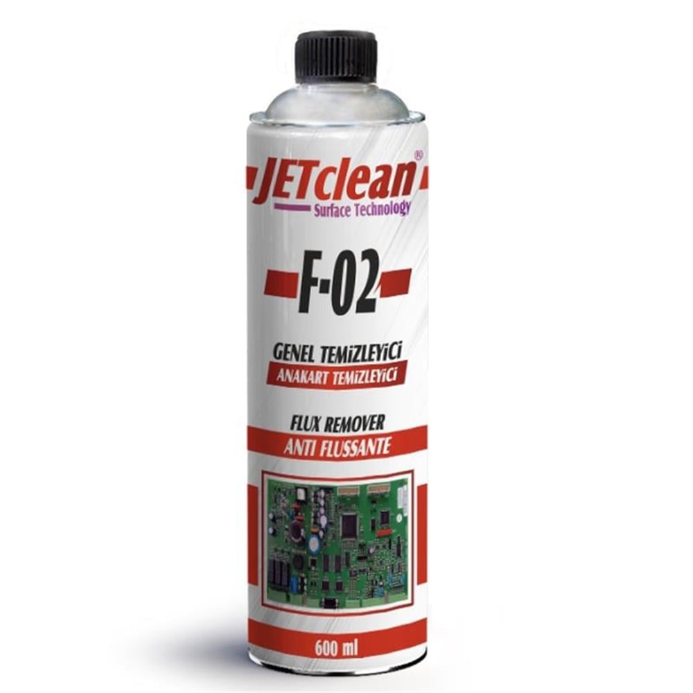 Jetclean Jetclean F-02 600 Ml Flux Anakart Temizleme Sprey - Sprey