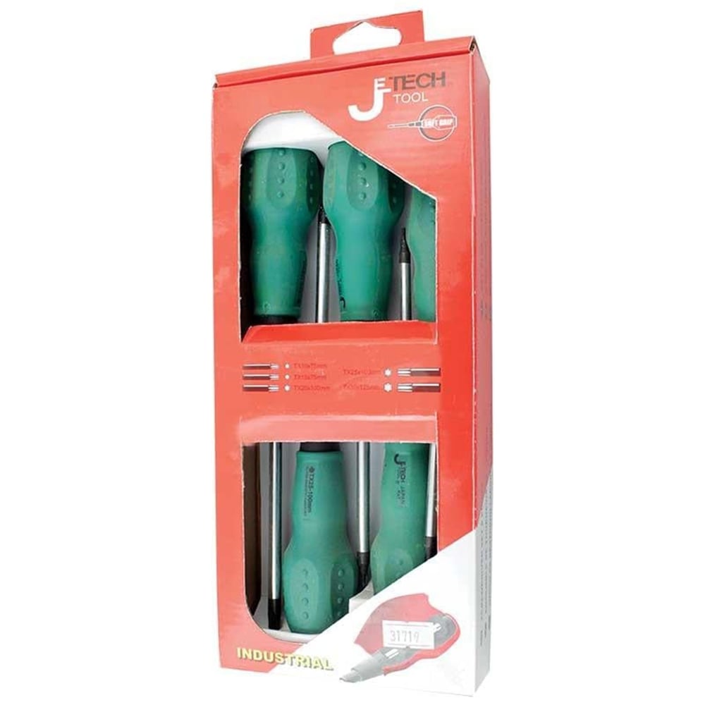 Jetech Jetech Jt-S5Set 5 Parça Trox Uçlu Set Tornavida - Hırdavat-Tamir Malzemeleri