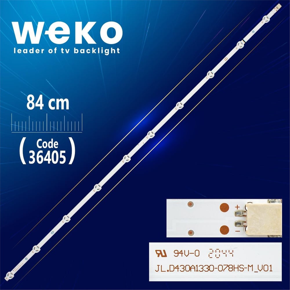 Weko Jl.D430B1330-078HS-M_V01-10 LEDLİ-84 CM B TYPE - Tv Led Bar - Tv Led Bar