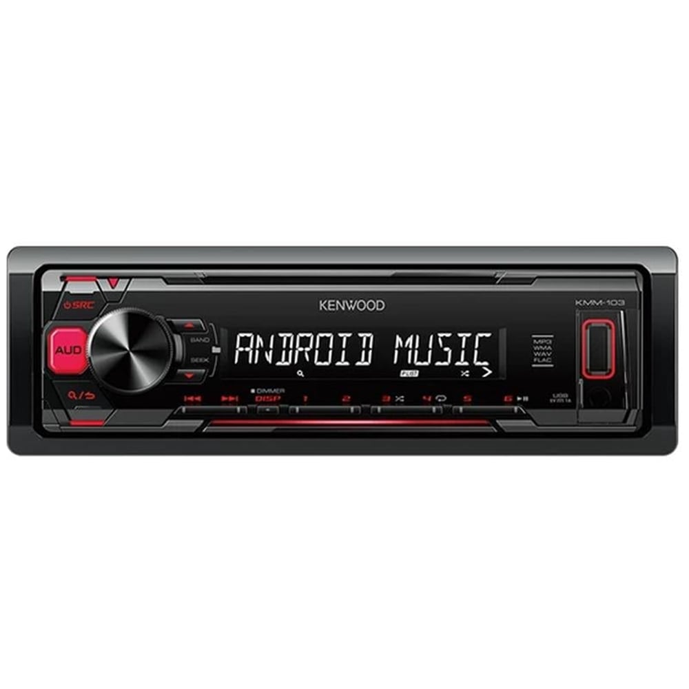 Kenwood Kenwood USB-FM-Aux Kumandalı 4x50W Mekaniksiz Oto Teyp KMM-103 - Oto Teyp
