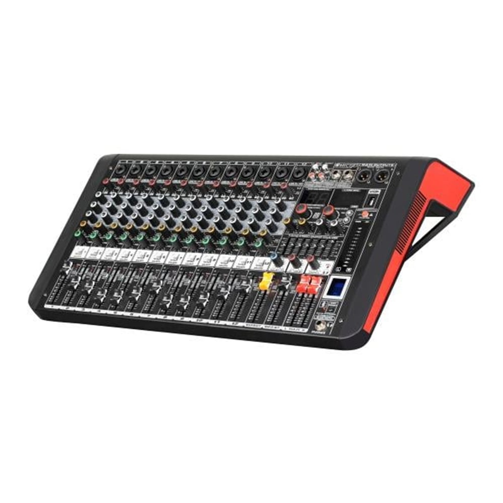 König König K-8 P600 FX USB-SD-Bluetooth 8 Kanal 600 Watt Power Mixer Amfi - Seslendirme Mixerleri
