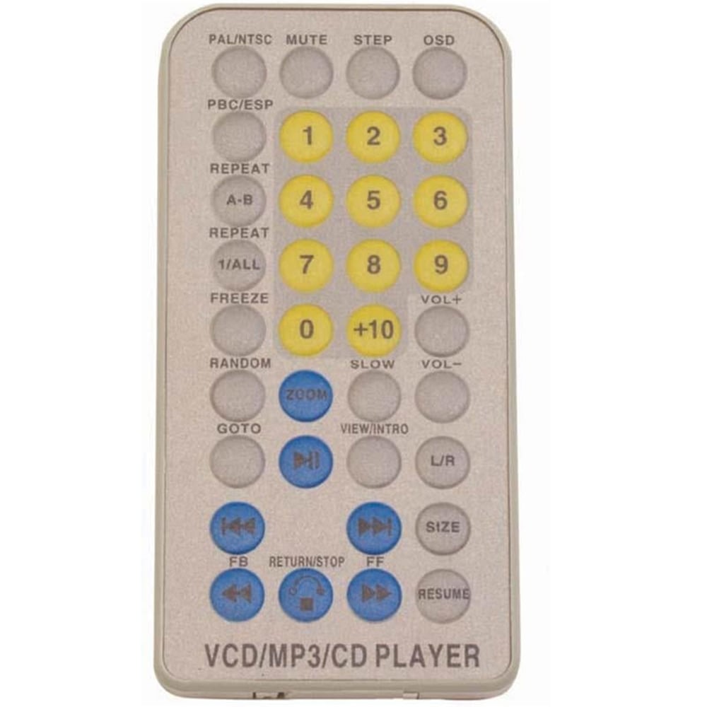 Oem Kv/34 Vcd/Mp3 Füme Renk Kumanda - Vcd-Dvd Kumandaları