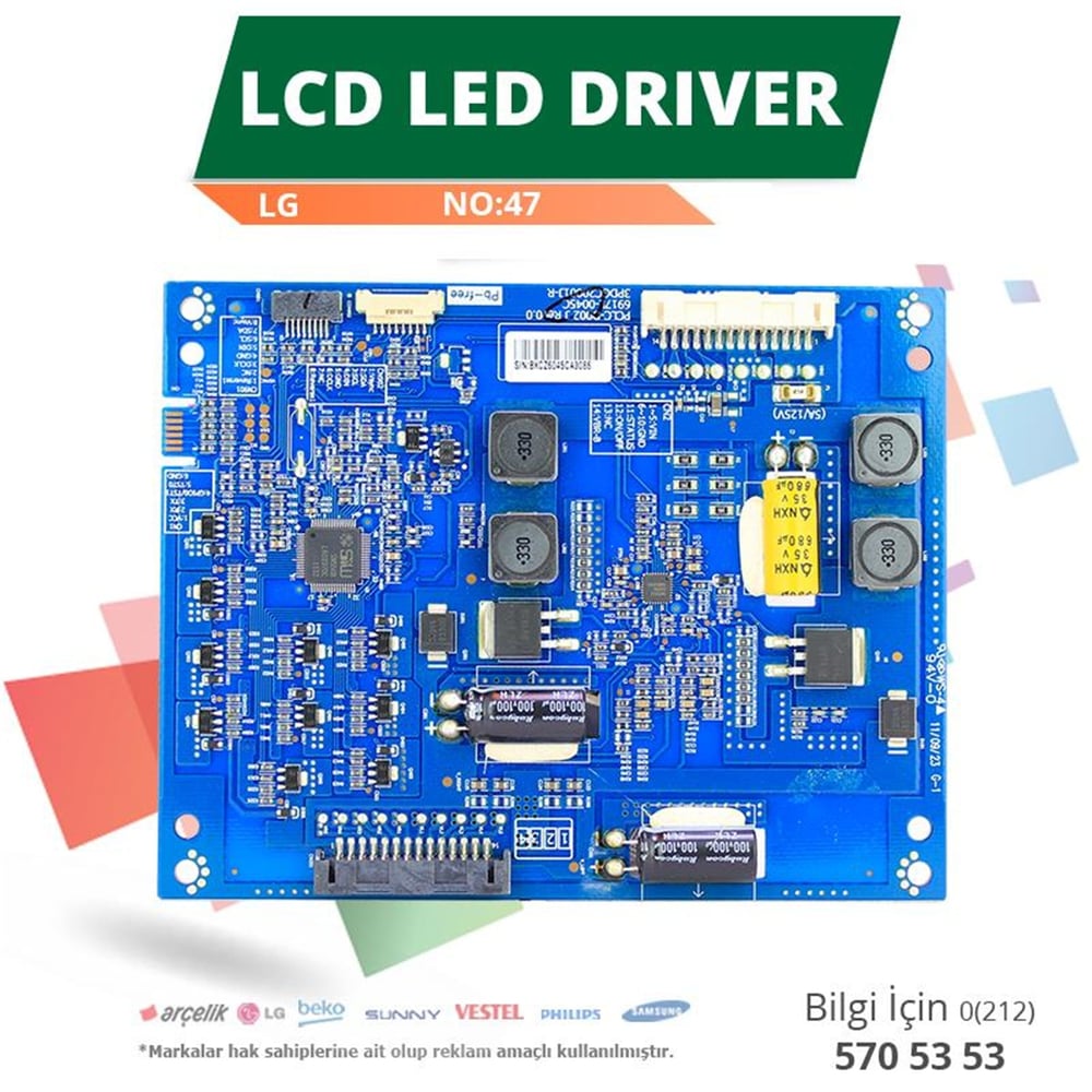LG Lcd Led Drıver Lg (6917L-0045C,3Pdgc0001j-R) (Lc320eud Sd P1) (No:47) - LCD Driver