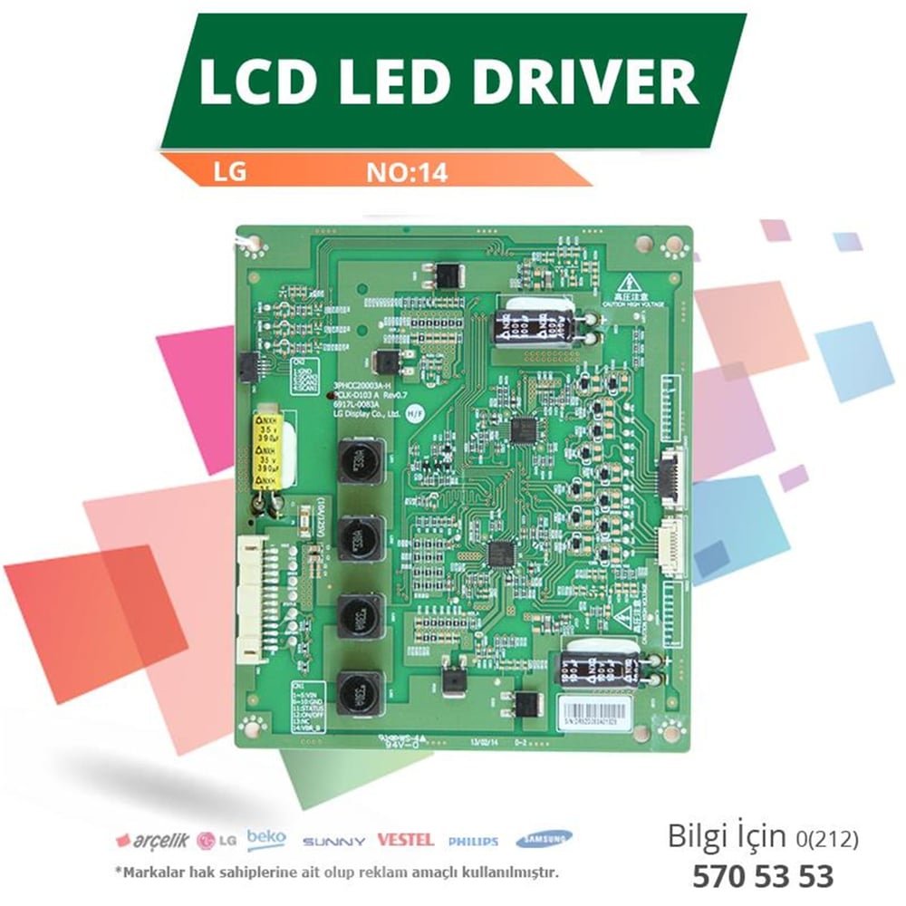 LG Lcd Led Drıver Lg (6917L-0083A) (Lc550eug) (No:14) - LCD Driver