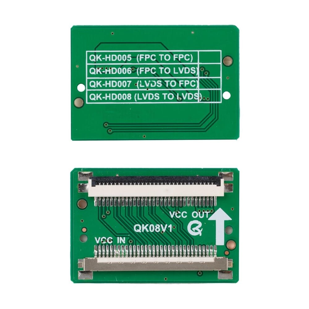 Weko Lcd Panel Flexi Repair Kart QK08V1 Hd Lvds To Fpc Lg İn Sam Out QK8001B - Panel Tamir Malzemeleri