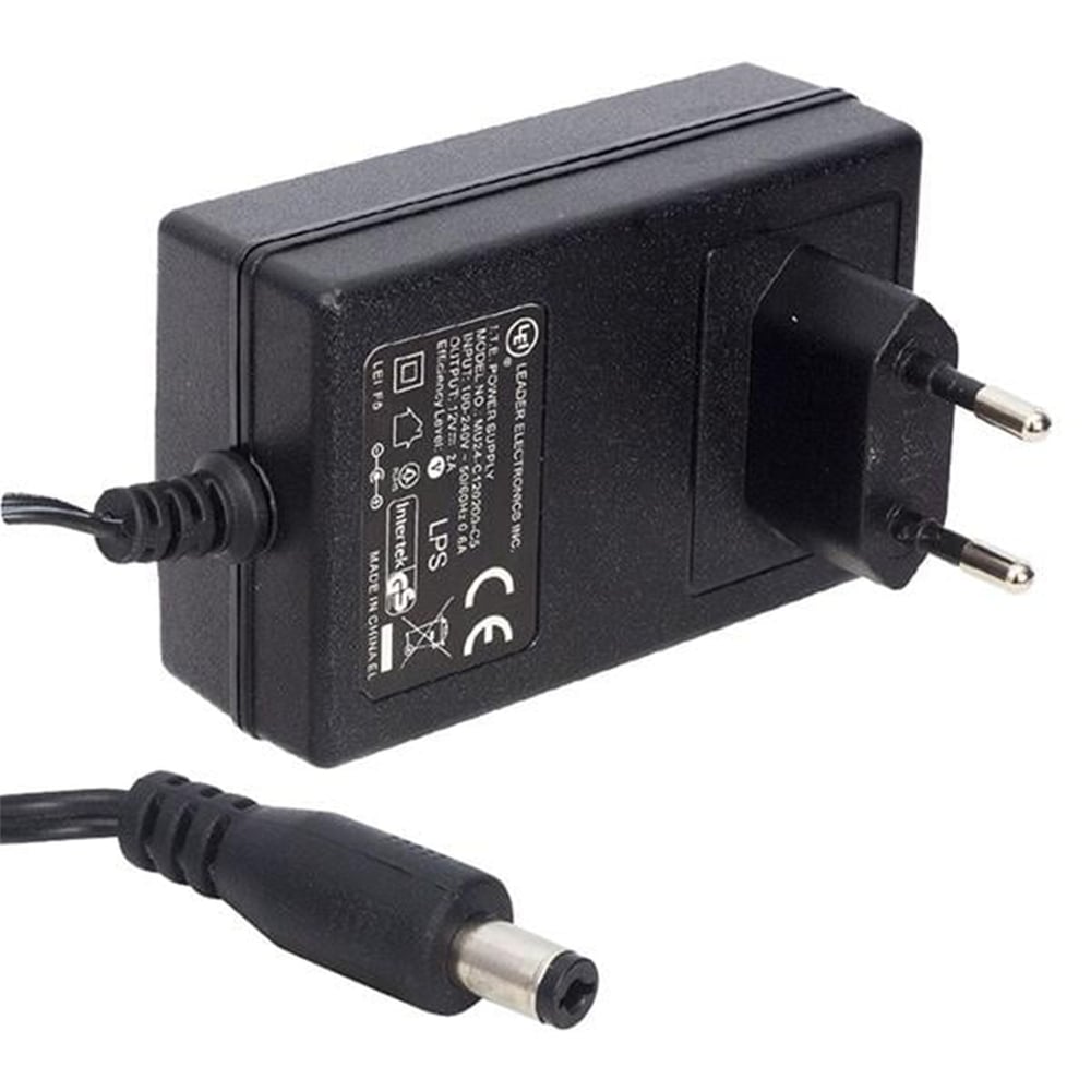 Oem Leader 12 Volt 2 Amper Priz Tip Plastik Kasa Adaptör - Adaptörler