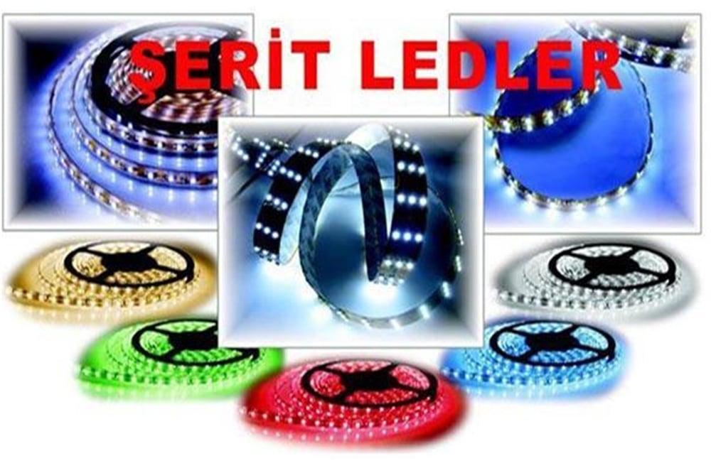 Oem Led Şerit Tek Çipli İç Mekan Silikonsuz Gün Işığı 60 Led 5 Metre - Şerit Ledler