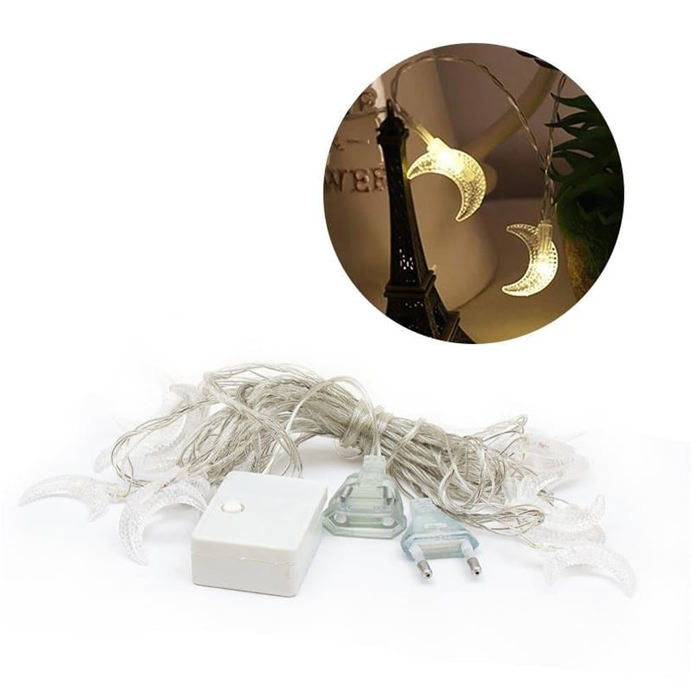 Ledon Ledon LD-0014 Animasyonlu 4.5 Metre Eklenebilir Günışığı Ay Şeklinde Yılbaşı Led Işık - Şerit Ledler