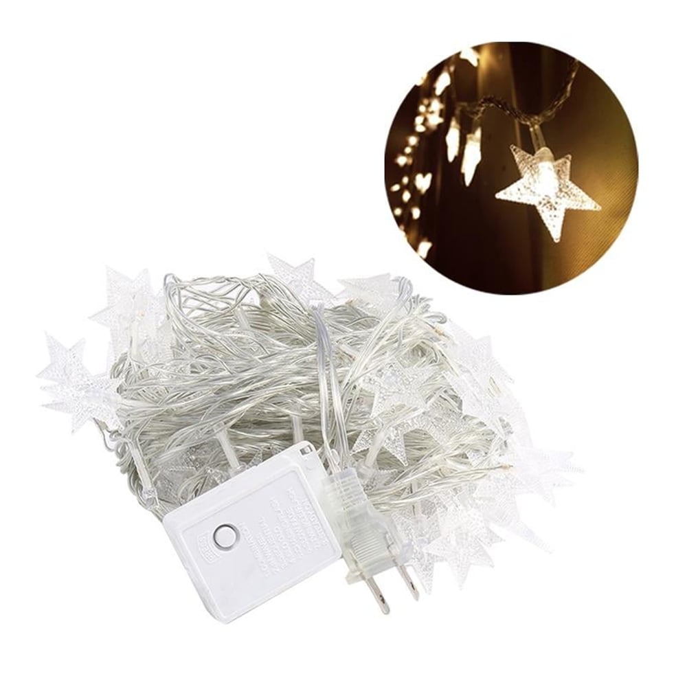 Ledon Ledon LD-0015 Animasyonlu 4.5 Metre Eklenebilir Günışığı Yıldız Şeklinde Yılbaşı Led Işık - Şerit Ledler