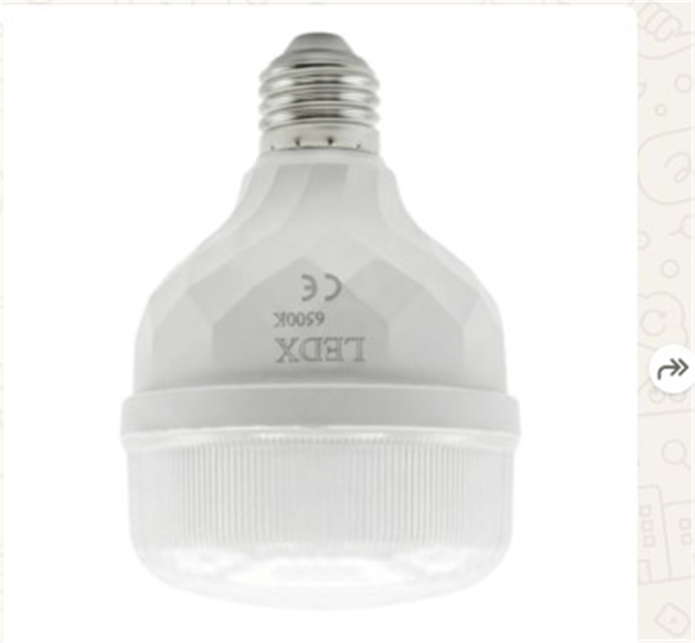 Mert-er Elektronik LEDX AL-TB30 30W 3600 LÜMEN E27 AKIM KORUMALI BEYAZ KRİSTAL TORCH LED AMPUL - Kategorisiz