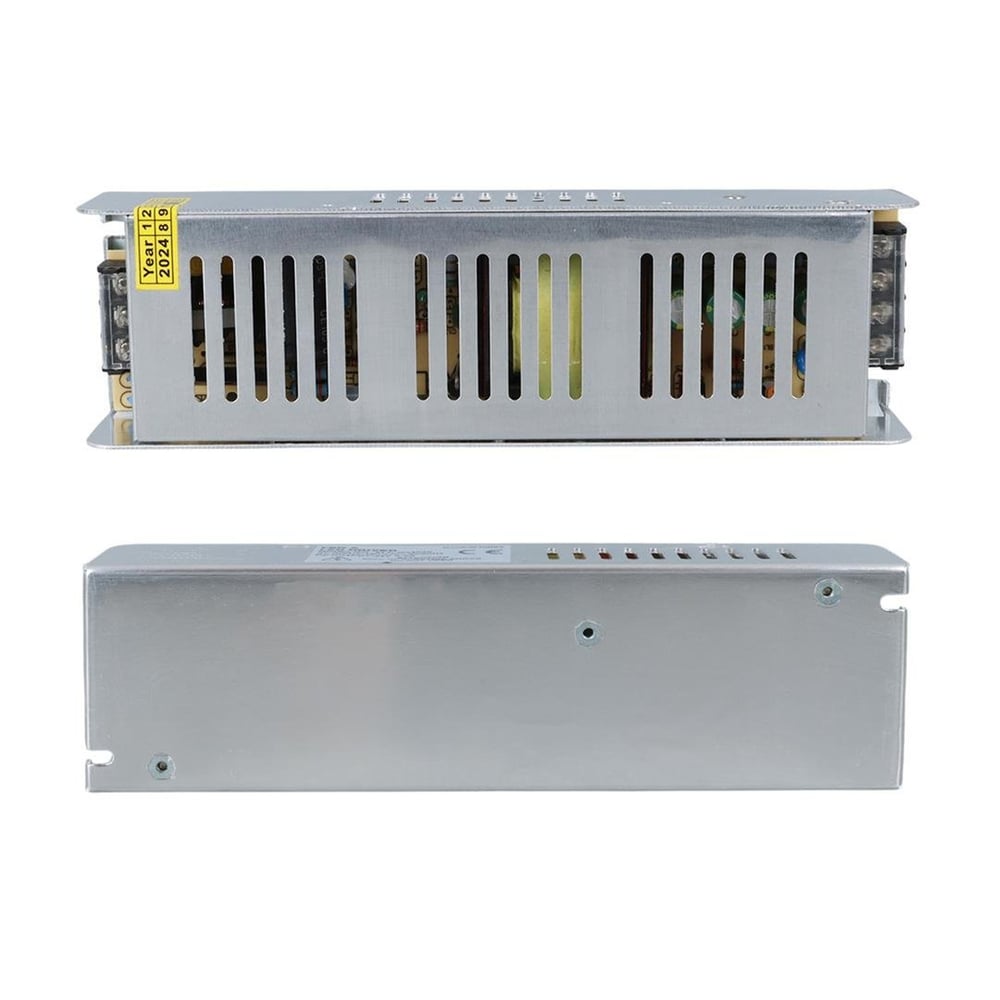 LedX Ledx ALN-M2485S 24 Volt 8.5 Amper Slim Metal Kasa 200x60x40mm - Metal Kasa Adaptörler